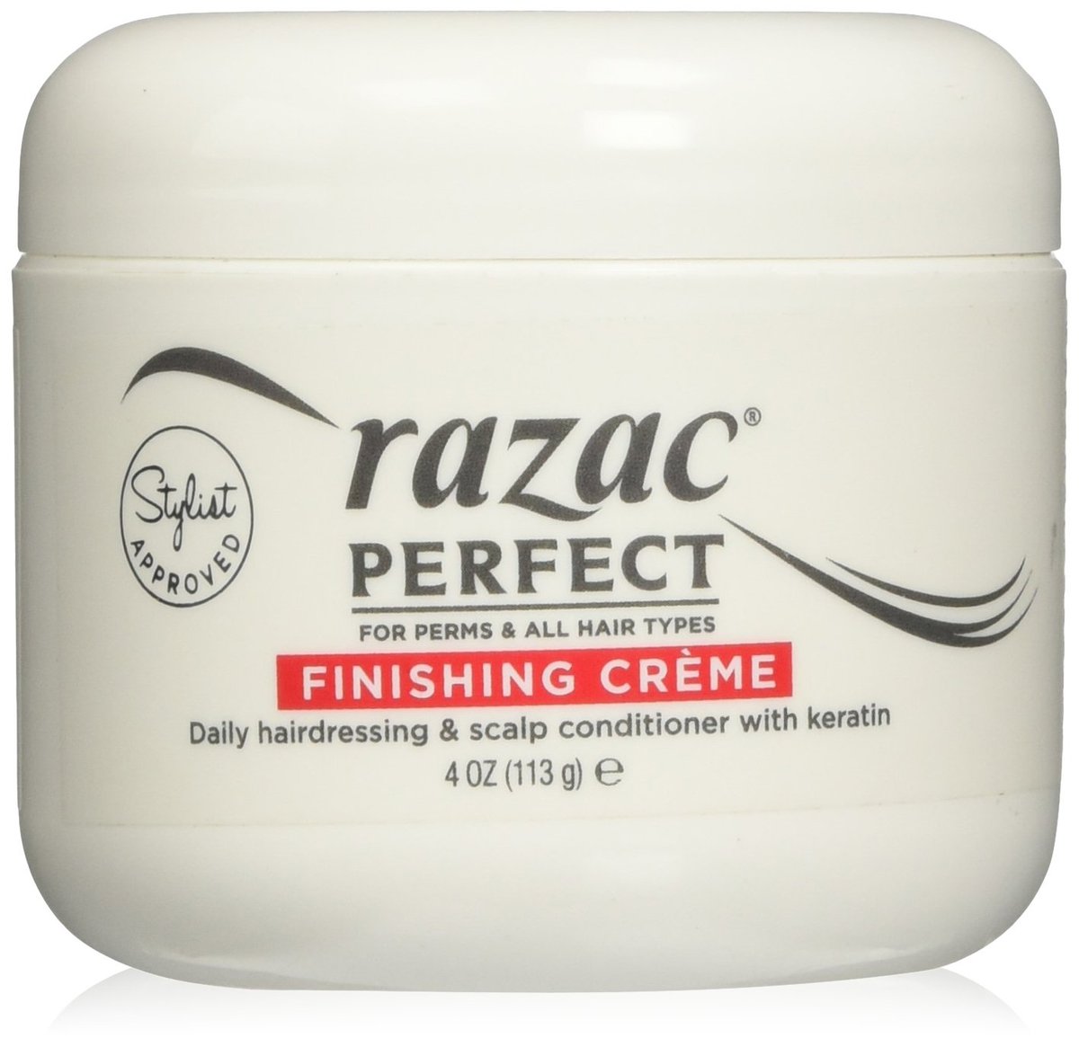 Razac Perfect for Perms Finishing Creme Daily Hairdressing and Scalp Conditioner, 4 oz - görsel 1