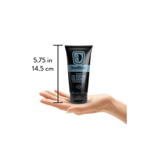 HeadBlade HeadLube Glossy Aftershave Moisturizer Lotion for Men - 5 oz - Shiny, Grease-Free Finish Avelisse