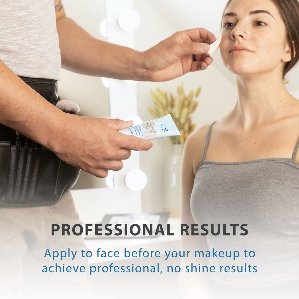 OC8 Professional Anti Shine Mattifying Gel – Oil Control Mattifier for Face, Reduces Shine & Redness for 8 Hours, 1.6 oz Avelisse