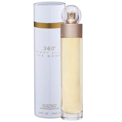 Perry Ellis 360° Eau De Toilette Spray for Women - Light & Bright Floral Fragrance, Long Lasting, 3.4 fl oz Avelisse