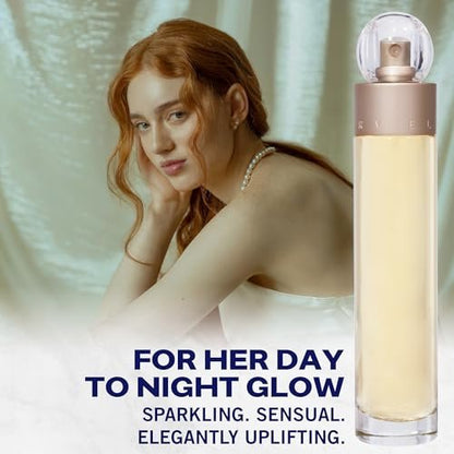 Perry Ellis 360° Eau De Toilette Spray for Women - Light & Bright Floral Fragrance, Long Lasting, 3.4 fl oz Avelisse