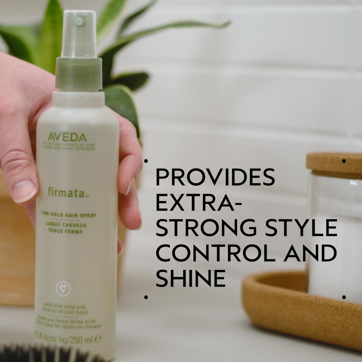Aveda Firmata Firm Hold Hair Spray - Non-Aerosol Hair Spray for Firm Hold and Shine, 8.5 fl oz Avelisse