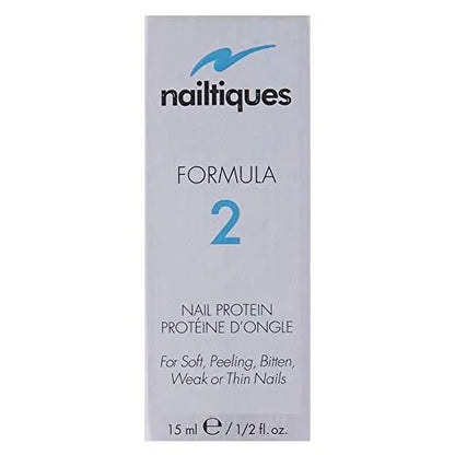 Nailtiques Formula 2 Nail Protein - Strengthener & Growth Formula, 0.5 oz Avelisse