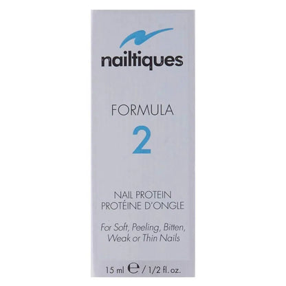 Nailtiques Formula 2 Nail Protein - Strengthener & Growth Formula, 0.5 oz Avelisse