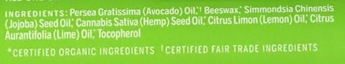 Dr. Bronner's Organic Lemon Lime Lip Balm – 0.15 oz, All-Natural Moisturizing Lip Care Avelisse