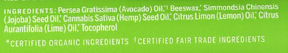 Dr. Bronner's Organic Lemon Lime Lip Balm – 0.15 oz, All-Natural Moisturizing Lip Care Avelisse