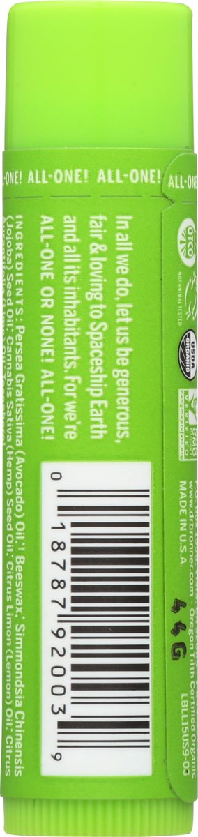 Dr. Bronner's Organic Lemon Lime Lip Balm – 0.15 oz, All-Natural Moisturizing Lip Care Avelisse