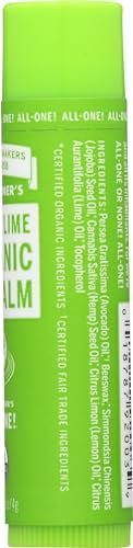 Dr. Bronner's Organic Lemon Lime Lip Balm – 0.15 oz, All-Natural Moisturizing Lip Care Avelisse