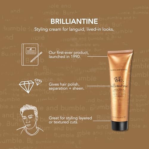 Bumble and bumble. Brilliantine Styling Cream - Adds Separation and Shine with Castor Oil for Medium to Thick Hair, 2 Fl Oz Avelisse