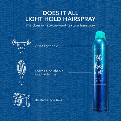 Bumble and bumble. Does It All Light Hold Hair Spray - 10 oz - Brushable, Touchable Finish for All Hair Types Avelisse