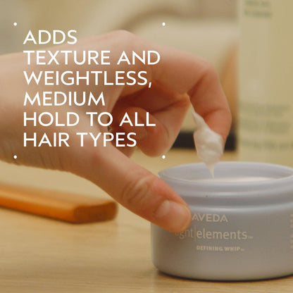 Aveda Light Elements Defining Whip - Lightweight Hair Styling Wax for Texture & Medium Hold, 4.2 oz Avelisse