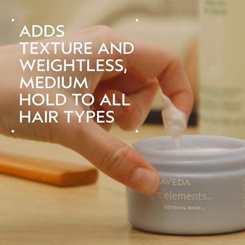 Aveda Light Elements Defining Whip - Lightweight Hair Styling Wax for Texture & Medium Hold, 4.2 oz Avelisse
