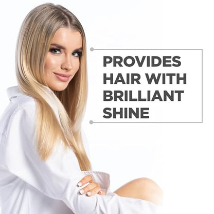 BioSilk Silk Therapy Shine On Hairspray - Frizz Control & Brilliant Shine, Sulfate-Free, Paraben-Free, Cruelty-Free, 5.3 oz