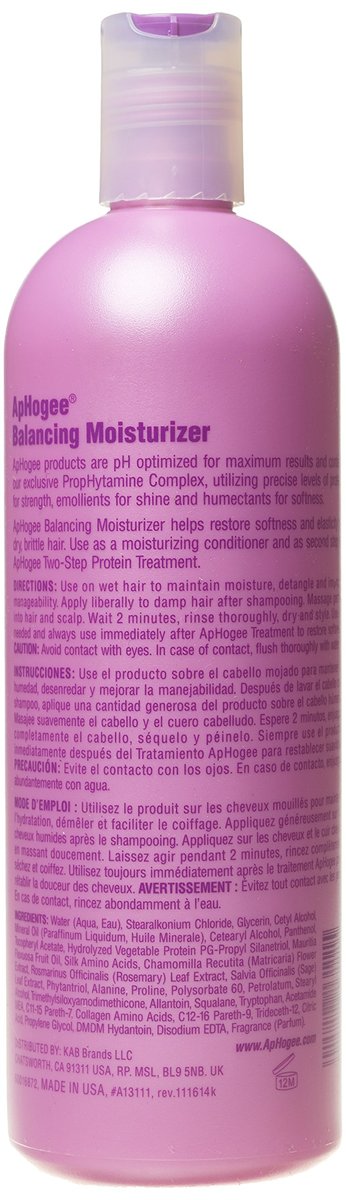 Aphogee Balancing Moisturizer – 16 oz Restorative Hair & Scalp Lotion Avelisse