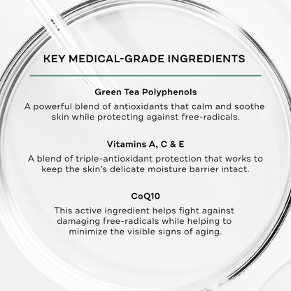 Replenix Green Tea Gentle Soothing Facial Cleanser - Medical-Grade Sensitive Skin Face Wash (6.7 fl. oz, New & Improved Packaging) Avelisse