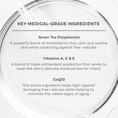 Replenix Green Tea Gentle Soothing Facial Cleanser - Medical-Grade Sensitive Skin Face Wash (6.7 fl. oz, New & Improved Packaging) Avelisse