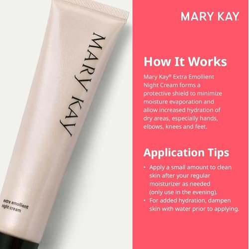 Mary Kay Extra Emollient Night Cream – 2.1 oz Rich Hydrating Face Moisturizer Avelisse