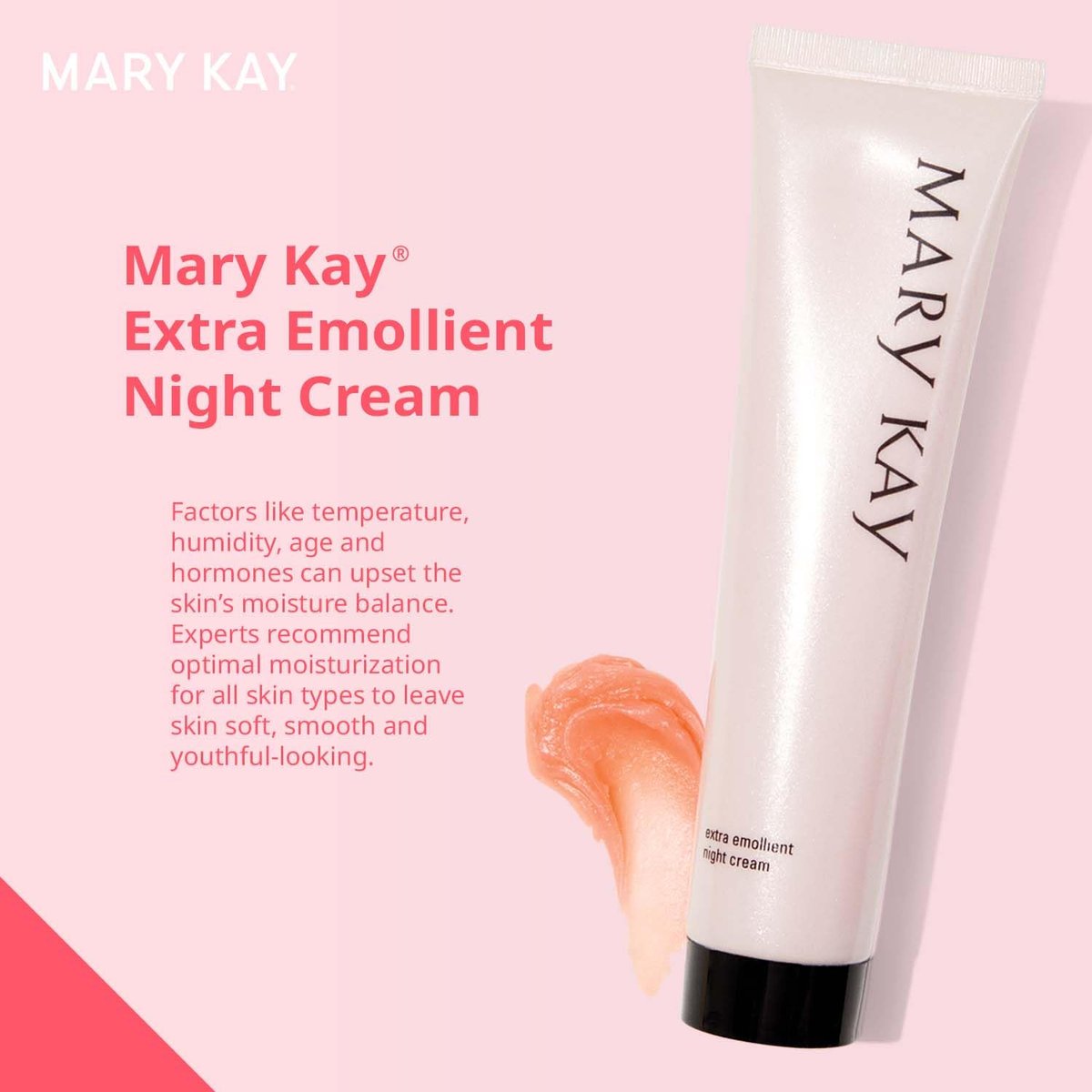 Mary Kay Extra Emollient Night Cream – 2.1 oz Rich Hydrating Face Moisturizer Avelisse