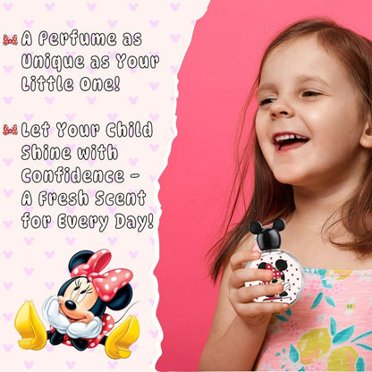 Minnie Mouse Eau de Toilette for Kids - 3.4 oz (100 ml) - Disney Fragrance Spray by Air Val International
