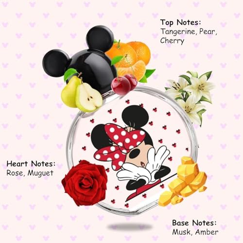 Minnie Mouse Eau de Toilette for Kids - 3.4 oz (100 ml) - Disney Fragrance Spray by Air Val International - görsel 5