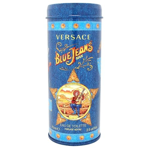 Versace Blue Jeans Men's Eau de Toilette Spray, 2.5 oz Avelisse