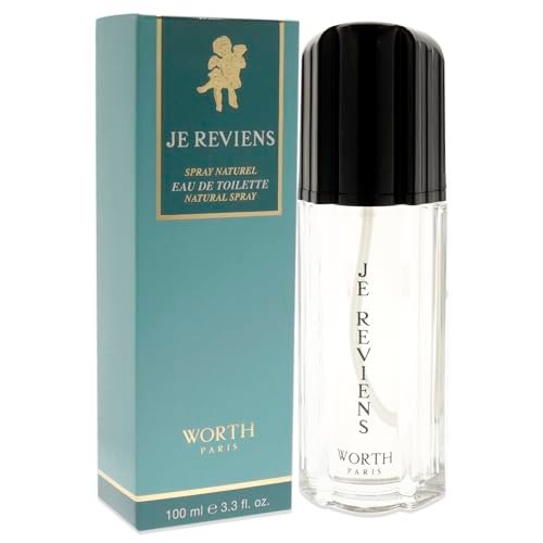 Worth Je Reviens Eau de Toilette Spray for Women, 3.3 Fl Oz Avelisse