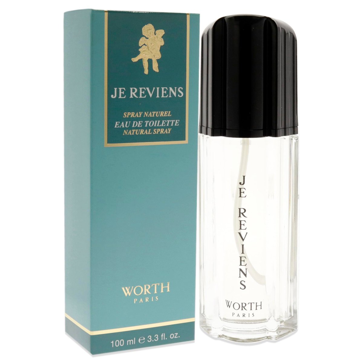 Worth Je Reviens Eau de Toilette Spray for Women, 3.3 Fl Oz Avelisse