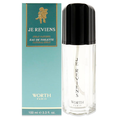 Worth Je Reviens Eau de Toilette Spray for Women, 3.3 Fl Oz Avelisse