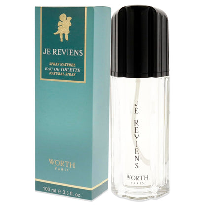 Worth Je Reviens Eau de Toilette Spray for Women, 3.3 Fl Oz Avelisse