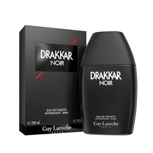 Guy Laroche Drakkar Noir Eau de Toilette – Iconic Fougere Fragrance for Men, 6.76 Fl Oz Avelisse