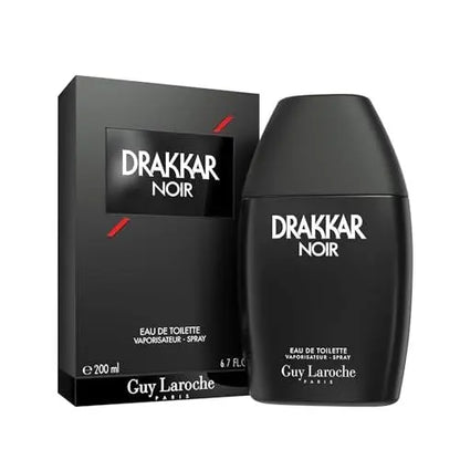 Guy Laroche Drakkar Noir Eau de Toilette – Iconic Fougere Fragrance for Men, 6.76 Fl Oz Avelisse