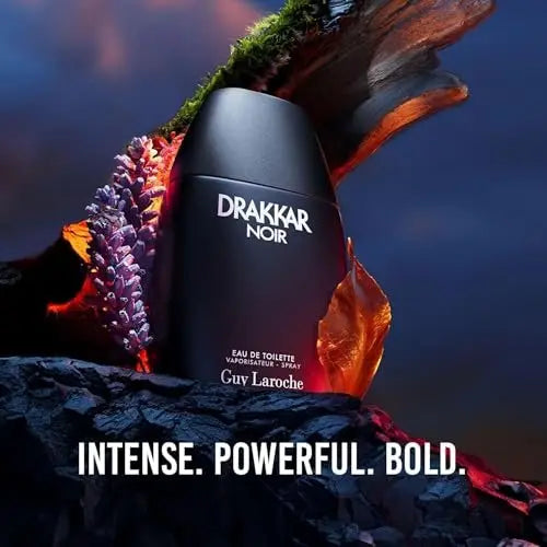 Guy Laroche Drakkar Noir Eau de Toilette – Iconic Fougere Fragrance for Men, 6.76 Fl Oz Avelisse