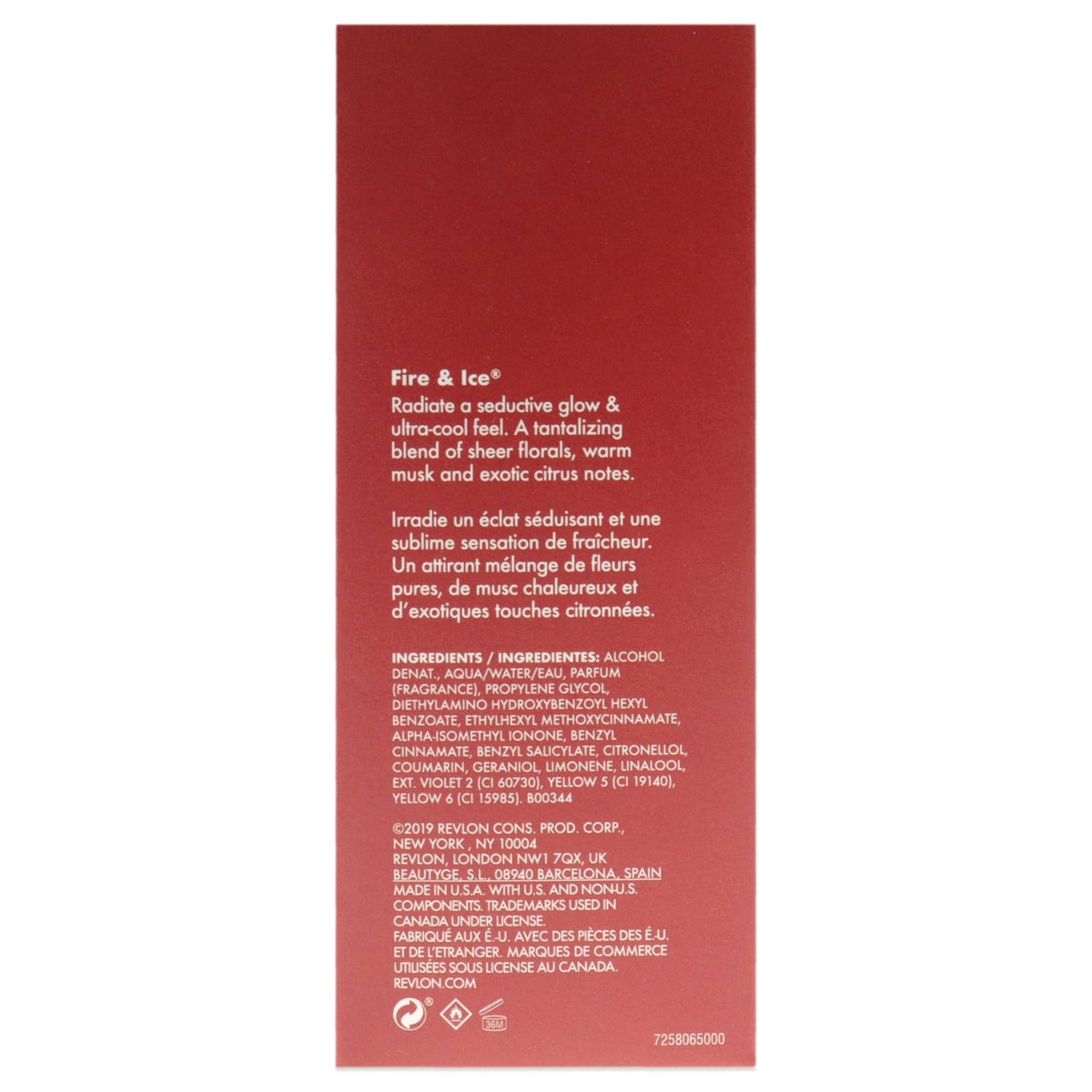 Revlon Fire & Ice Eau de Toilette Spray for Women, 1.7 Fl Oz – Floral & Citrus Scent - görsel 7