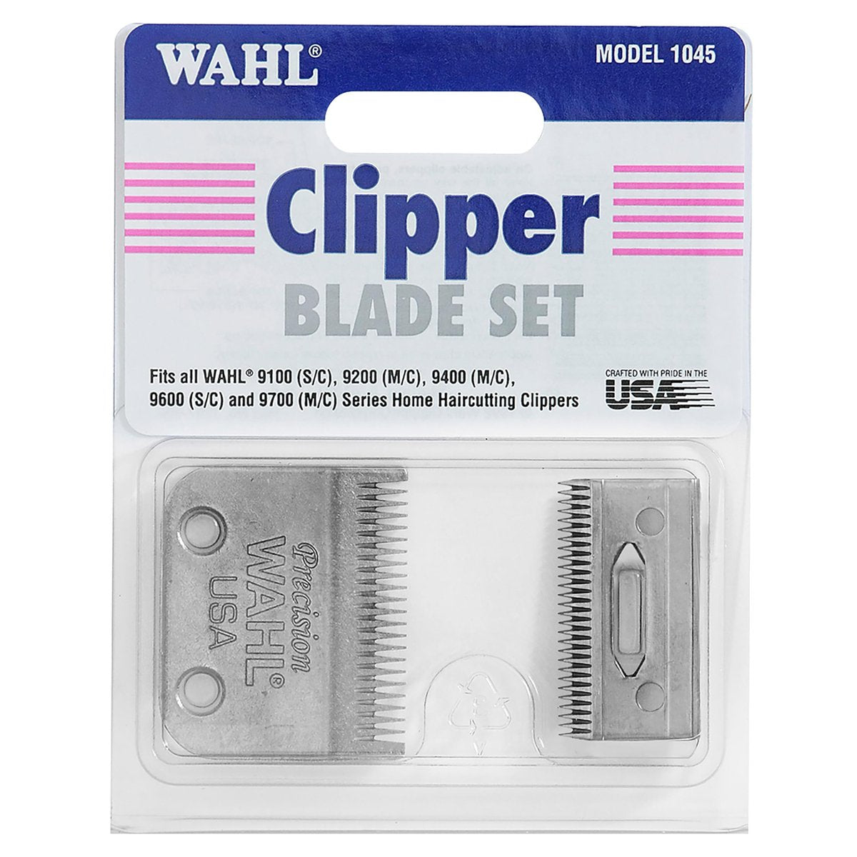 Wahl 1045 Stainless Steel Blade Set for Trimmers & Clippers (2 Piece) - görsel 3