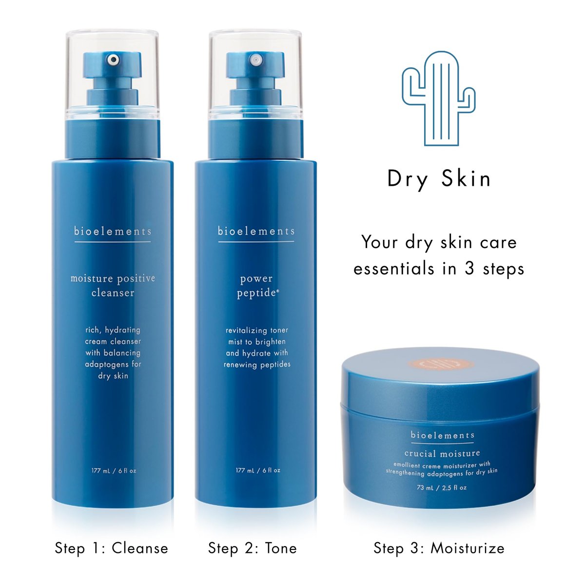 Bioelements Crucial Moisture - Emollient Cream Facial Moisturizer for Dry Skin, 2.5 fl oz - Vegan, Gluten Free, Cruelty-Free AM Moisturizer Avelisse