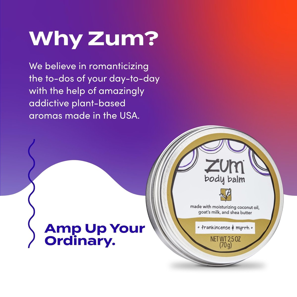 Zum Indigo Wild Body Balm - Frankincense & Myrrh - Natural Moisturizer with Goat's Milk & Shea Butter for Women & Men - 2.5 oz - görsel 11