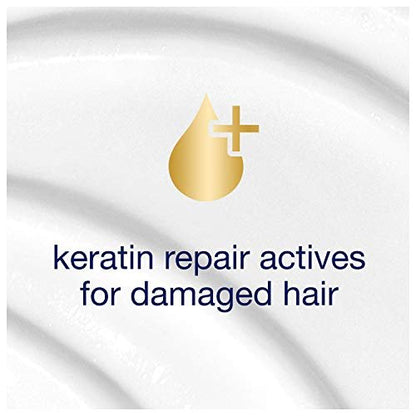 Dove Nutritive Solutions Strengthening Shampoo for Damaged Hair - Intensive Repair with Keratin Actives, 12 oz (Pack of 6)
