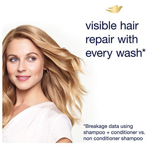 Dove Nutritive Solutions Strengthening Shampoo for Damaged Hair - Intensive Repair with Keratin Actives, 12 oz (Pack of 6) - görsel 4