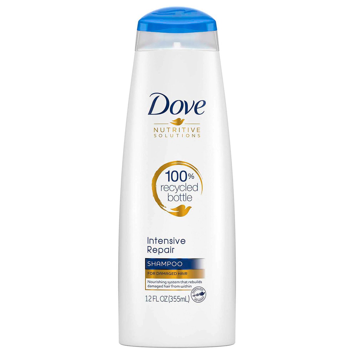 Dove Nutritive Solutions Strengthening Shampoo for Damaged Hair - Intensive Repair with Keratin Actives, 12 oz (Pack of 6) - görsel 1