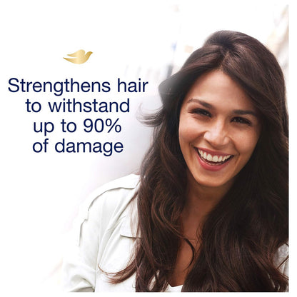Dove Nutritive Solutions Strengthening Shampoo for Damaged Hair - Intensive Repair with Keratin Actives, 12 oz (Pack of 6)