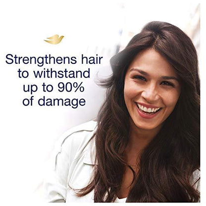 Dove Nutritive Solutions Strengthening Shampoo for Damaged Hair - Intensive Repair with Keratin Actives, 12 oz (Pack of 6)