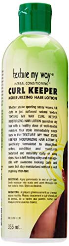Africa's Best Orig Texture My Way Curl Keeper Lotion, 12 oz – Moisturizing Leave-In for Defined Curls & Coils - görsel 6