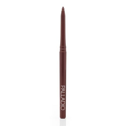 Palladio Retractable Waterproof Lip Liner - Coffee - High Pigmented, Creamy, Smudge Proof, Long Lasting