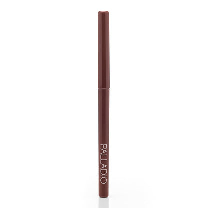 Palladio Retractable Waterproof Lip Liner - Coffee - High Pigmented, Creamy, Smudge Proof, Long Lasting