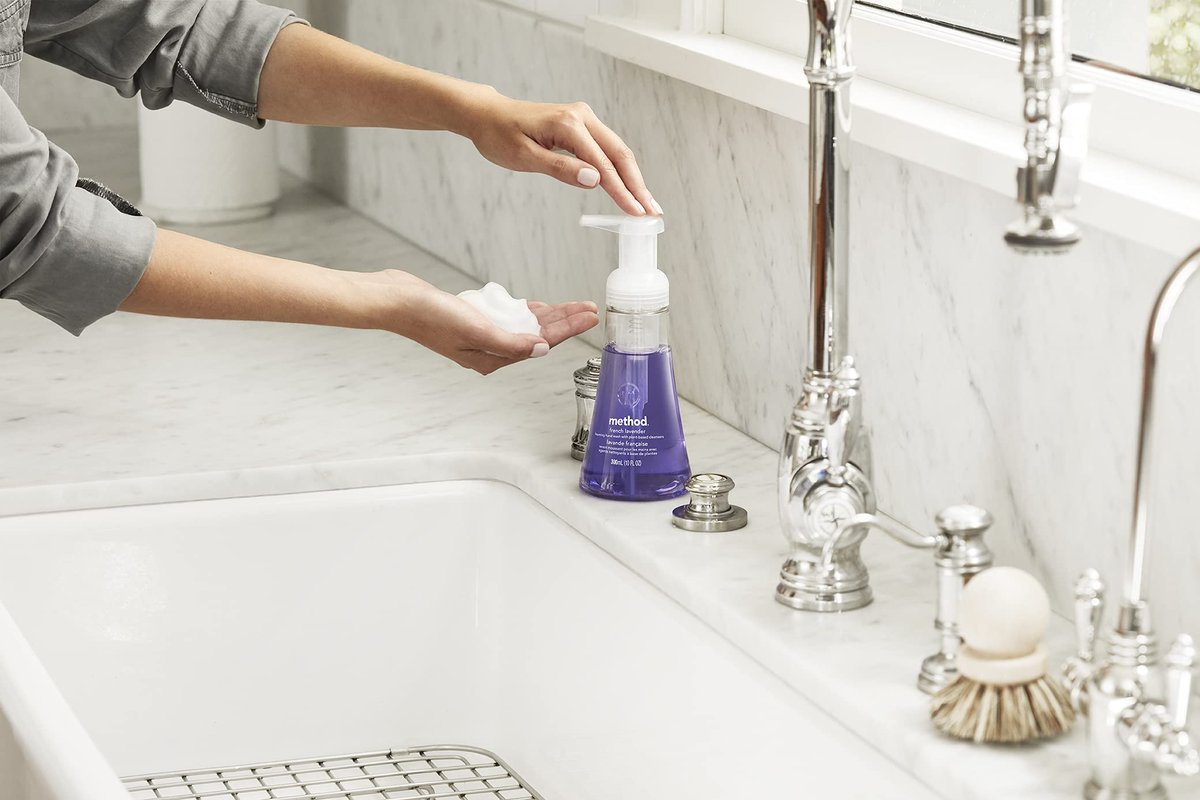 Method Foaming Hand Soap, Green Tea + Aloe, 10 Fl Oz (Pack of 6) - görsel 7