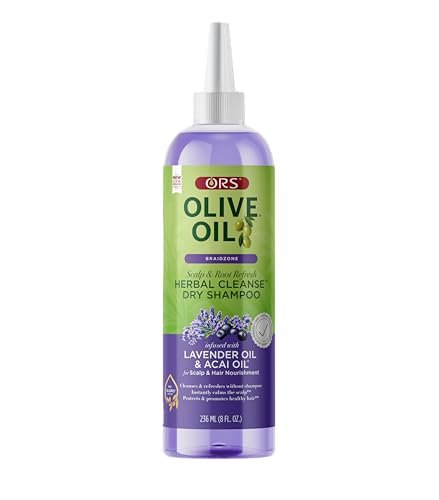 ORS Olive Oil Braidzone Herbal Cleanse Dry Shampoo with Lavender & Acai Oil for Nourishment - 8 oz - görsel 2