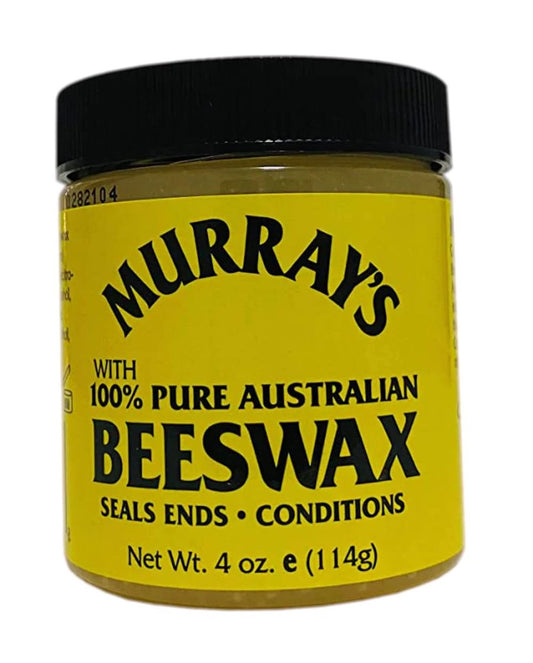 Murray's 100% Pure Australian Bees Wax, 4 oz - Natural Hair Styling & Beard Wax
