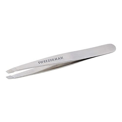 Tweezerman Stainless Steel Slant Tweezer – Precision Eyebrow Tweezers for Women and Men Avelisse