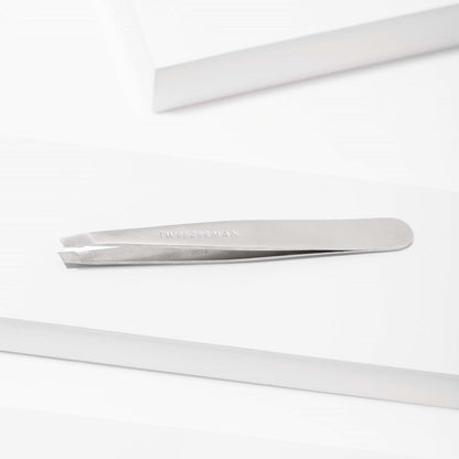 Tweezerman Stainless Steel Slant Tweezer – Precision Eyebrow Tweezers for Women and Men Avelisse