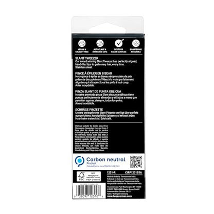 Tweezerman Stainless Steel Slant Tweezer – Precision Eyebrow Tweezers for Women and Men Avelisse